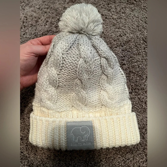 Ivory Ella Chunky Knit Beanie - Picture 1 of 6